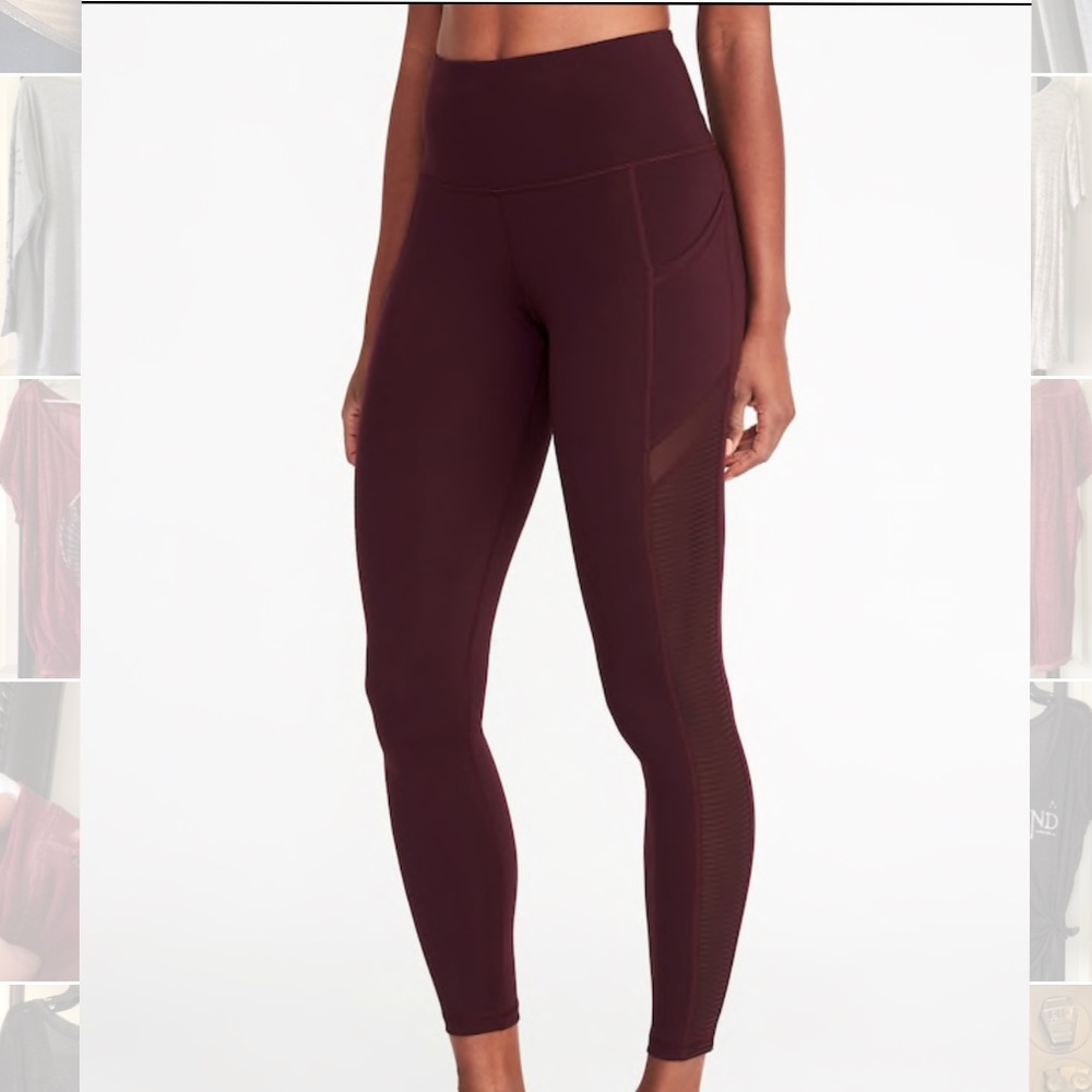 Purple Old Navy Yoga Pants